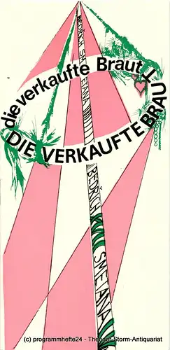 Stadttheater Freiberg, Rosemarie Dietrich, Manfred Claus: Programmheft Die verkaufte Braut. Spielzeit 1979 / 80 Heft 9. 