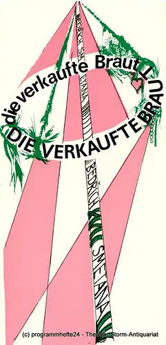 Stadttheater Freiberg, Rosemarie Dietrich, Manfred Claus, Waltraud Lindner: Programmheft Die verkaufte Braut. Spielzeit 1979 / 80 Prorgammheft Nr. 9. 