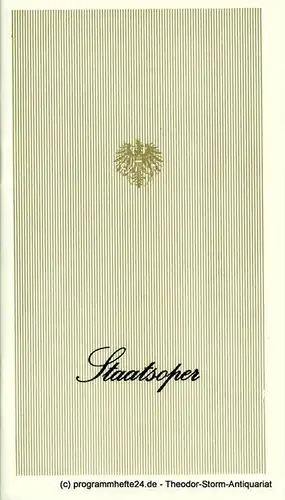 Österreichischer Bundestheaterverband, Direktion der Staatsoper Wien, Lothar Knessl: Programmheft La Traviata. Oper nach Alexandre Dumas von Francesco Maria Piave. Staatsoper Saison 1971 / 72. 