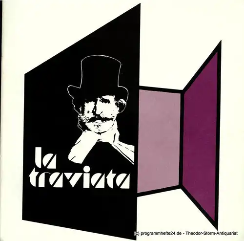 Niedersächsische Staatstheater Hannover, George Alexander Albrecht, Alexander May, Karl-Hermann Schlüter: Programmheft La Traviata. Oper von Giuseppe Verdi. 11. Mai 1980. 