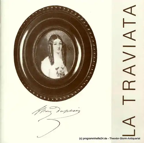 Niedersächsische Staatstheater Hannover, Hans-Peter Lehmann: Programmheft La Traviata. Oper von Giuseppe Verdi. Gala-Abend anläßlich der Hannover-Messe 1985. 21. April 1985. 