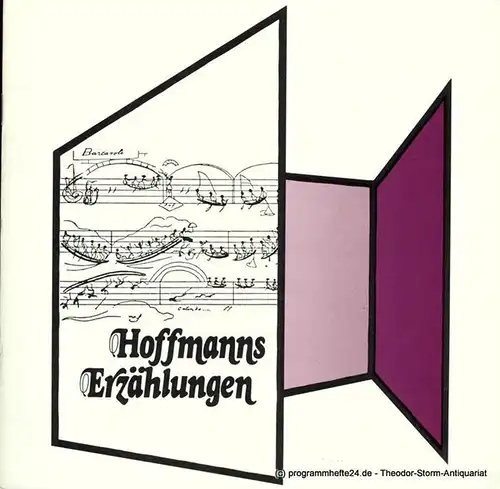 Niedersächsische Staatstheater Hannover, Günter Roth, Alexander May, Karl hermann Schlüter: Programmheft Hoffmanns Erzählungen. Phantastische Oper von Jules Barbier. 15. Oktober 1978. 