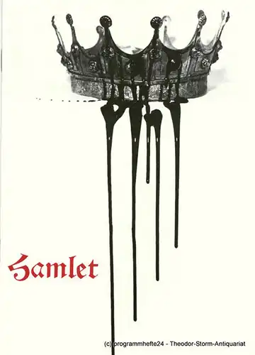 Hessisches Staatstheater Wiesbaden, Christoph Groszer, Ehrhard Reinicke: Programmheft HAMLET. Premiere am 4.9.1986. Spielzeit 1983 / 84 Heft 1. 