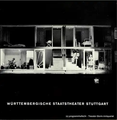 Württembergische Staatstheater Stuttgart, Großes Haus, Jörg Wehmeier, H.W. Rückle, Christine Seeger: Programmheft Der Liebestrank. Spielzeit 1966 / 1967 Heft 4. 