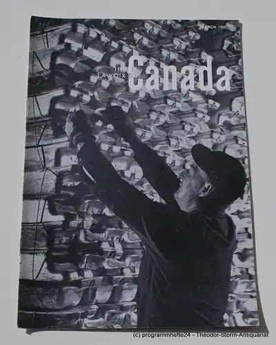 Canadian Broadcasting Corporation: Programmheft This is Canada. La Voix du Canada MARCH 1950. 