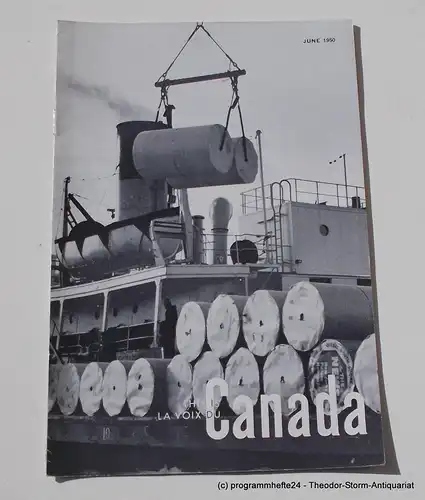 Canadian Broadcasting Corporation: Programmheft This is Canada. La Voix du Canada JUNE 1950. 
