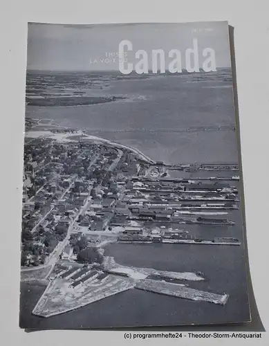 Canadian Broadcasting Corporation: Programmheft This is Canada. La Voix du Canada JULY 1950. 