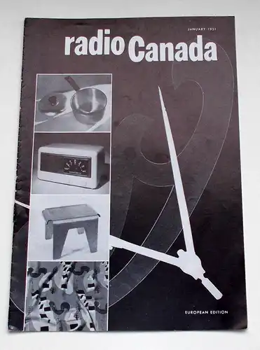Canadian Broadcasting Corporation: Programmheft radio Canada European Edition January 1951. 