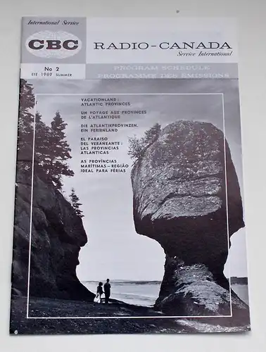 Canadian Broadcasting Corporation: Programmheft RADIO - CANADA Service International No 2 Summer 1969. 
