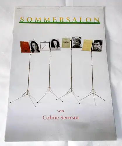 Euro-Studio, Joachim Landgraf, Fred Berndt, Zoltan Labas: Programmheft Sommersalon von Coline Serreau. Premiere 6.11.2001 Stadttheater Amberg. 