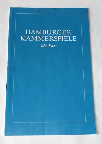 Hamburger Kammerspiele, Ida Ehre, Jan Aust: Programmheft CANDIDA Mysterium von George Bernard Shaw. Premiere 18. Februar 1988. 6. Heft der Spielzeit 1987 / 88. 