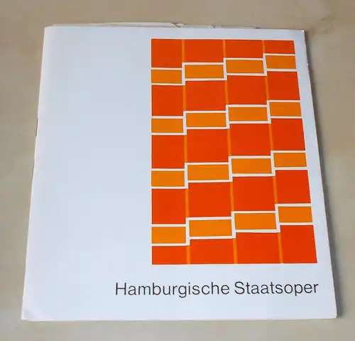 Hamburgische Staatsoper, Rolf Liebermann, Irmgard Scharberth: Programmheft Uraufführung Das kommt davon oder Wenn Sardakai auf Reisen geht. 14. Heft 1969 / 70. 