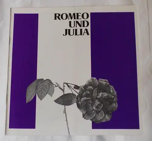 Das Ensemble, Peter Jacob und Ellen Schwiers, Rudolf Sparing: Programmheft Romeo und Julia. Trauerspiel von William Shakespeare. Premiere 16. Januar 1990. 
