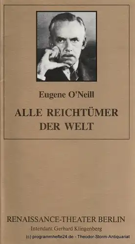 Renaissance-Theater Berlin, Gerhard Klingenberg, Steffi Recknagel: Programmheft Alle Reichtümer der Welt. Heft 4, 25. Februar 1995. 