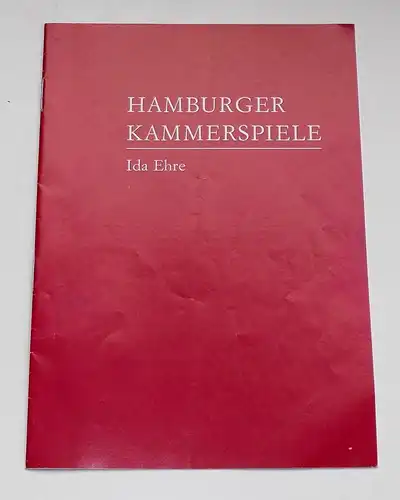 Hamburger Kammerspiele, Ida Ehre, Jan Aust: Programmheft OSCAR. Lustspiel von Claude Magnier. Premiere 29. November 1977. 4. Heft der Spielzeit 1977 / 78. 