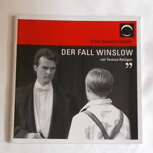 Ernst Deutsch Theater, Isabella Vertes-Schütter, Stefan Kroner: Programmheft Der Fall Winslow von Terence Rattigan. Premiere 6. März 2008. Spielzeit 2007 / 2008. 