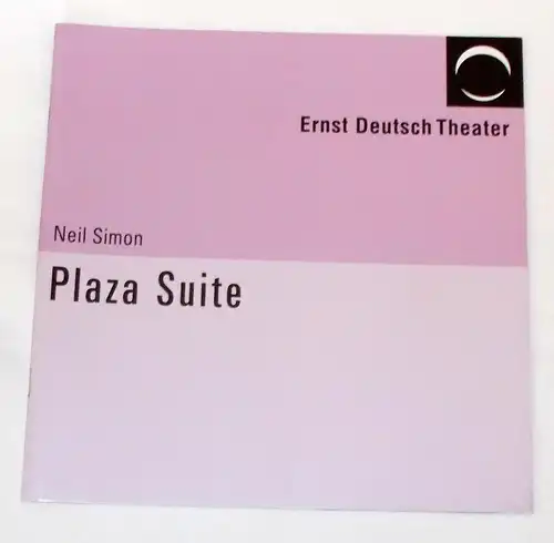 Ernst Deutsch Theater, Volker Lechtenbrink: Programmheft Plaza Suite von Neil Simon. Premiere 3. März 2005. 