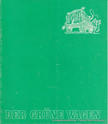 Der grüne Wagen, William Dieterle Theater-Produktion, Peter Mionsen, Günther Fuhrmann: Programmheft Romeo und Jeannette. Schauspiel von Jean Anouilh. 