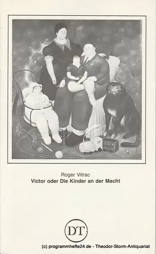 Deutsches Theater Göttingen, Günther Fleckenstein, Wilfried Harlandt: Programmheft Victor oder Die Kinder an der Macht. Blätter des Deutschen Theaters in Göttingen Spielzeit 1983 / 84 Heft 523. 