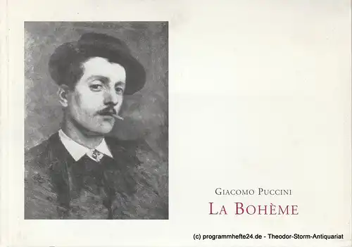 Staatstheater am Gärtnerplatz, Klaus Schultz, Michael Schäfermeyer, Kerstin Meissner: Programmheft LA BOHEME Premiere 27. Juni 1999 im Prinzregententheater. Spielzeit 1998 / 99 Heft 24. 