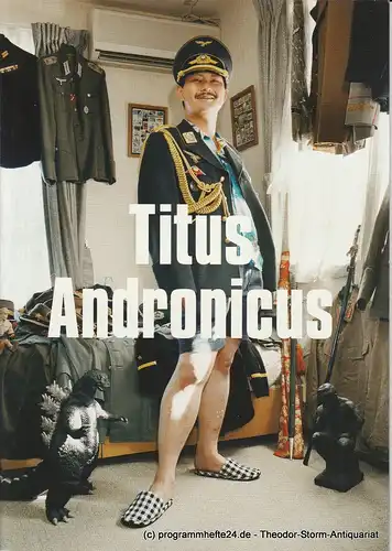 Volkstheater München, Christian Stückl, Volker Bürger, Marc Lippuner: Programmheft Titus Andronicus von William Shakespeare. Spielzeit 2002 / 2003 Heft 1. 