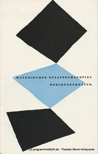 Bayerisches Staatsschauspiel, Residenztheater, Walter Haug: Programmheft Neuinszenierung Die portugalesische Schlacht. Premiere 16. Februar 1959. 