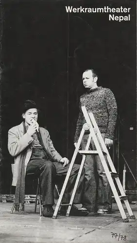 Münchner Kammerspiele, Hans-Reinhard Müller, Ernst Wendt, Wolfgang Zimmermann: Programmheft NEPAL von Urs Widmer Premiere 10. März 1978 Spielzeit 1977 / 78 Werkraumtheater. 