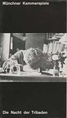 Münchner Kammerspiele, Hans-Reinhard Müller, Ernst Wendt, Wolfgang Zimmermann: Programmheft Die Nacht der Tribaden. Premeire 6. Februar 1977 Schauspielhaus Spielzeit 1976 / 77 Heft 6. 