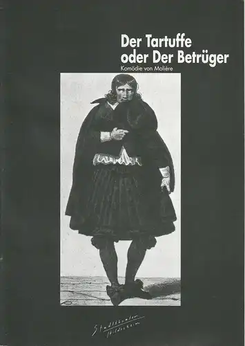 Stadttheater Hildesheim, Martin Kreutzberg, Sabine Göttel: Programmheft Der Tartuffe oder Der Betrüger. Premiere 10. Januar 1998 Spielzeit 1997 / 98 Heft 8. 