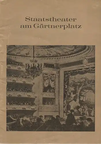 Staatstheater am Gärtnerplatz, Josef Heinzelmann: Programmheft Charles Gounod: Der Arzt wider Willen Jubiläumsspielzeit 1965 / 66 Heft 7. 