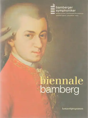 Stiftung Bamberger Symphoniker, Bayerische Staatsphilharmonie, Wolfgang Fink, Wolfgang Heubisch, Torsten Blaich: Programmheft La finta giardiniera biennale bamberg 2012 konzertprogramm. 