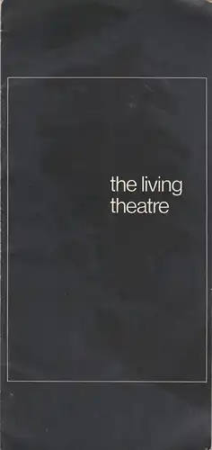 The Living Theatre, Julian Beck, Judith Malina: Programmheft mysteries and smaller pieces. 