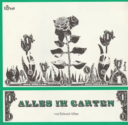 Bühne 64, Jürg Medicus: Programmheft Alles im Garten von Edward Albee Spielzeit 1971 / 72. 