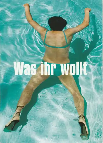 Münchner Volkstheater, Christian Stückl, Volker Bürger: Programmheft Was ihr wollt ( Twelfth Night, or What you Will ) von William Shakespeare. Premiere am 19. Februar 2004. 