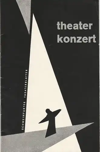 Kulturverein Schweinfurt, Günther Fuhrmann: Programmheft Die Eingeschlossenen. Schauspiel von Jean-Paul Sartre. Premiere 27. Februar 1961. 