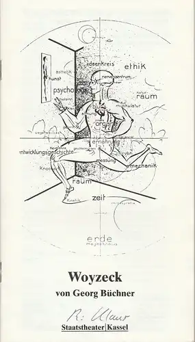 Staatstheater Kassel, Tobias Richter, Thomas frey: Programmheft WOYZECK von Georg Büchner. Premiere 12. März 1983 Spielzeit 1982 / 83. 