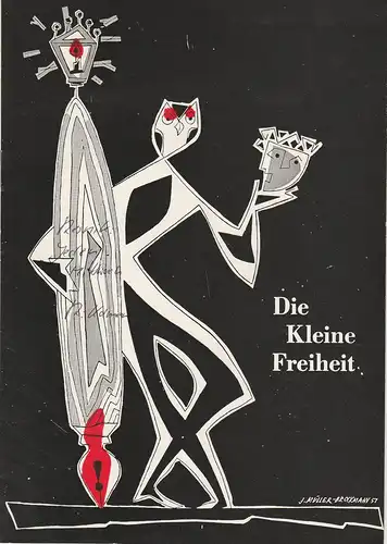 Theater Die Kleine Freiheit, Trude Kolman: Programmheft JEDEN MITTWOCH von Muriel Resnik. 