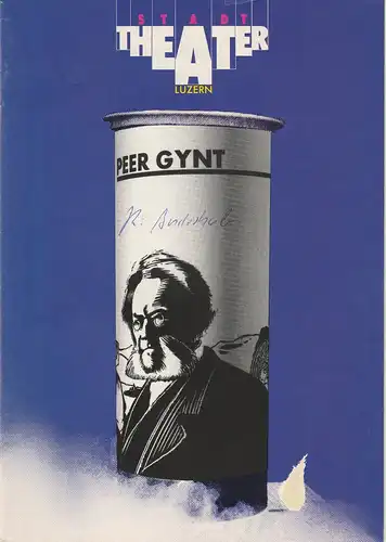 Stadttheater Luzern, Philippe de Bros, Ulrike Streitenberger, Thomas Uhrmann: Programmheft PEER GYNT. Ein dramatisches Gedicht von Henrik Ibsen Premiere 21. September 1983. 