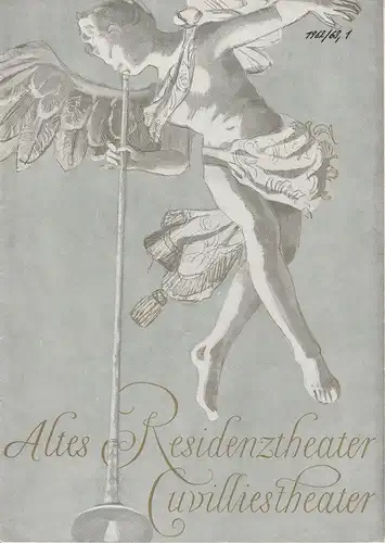 Bayerisches Staatsschauspiel, Helmut Henrichs, Wolfgang Kirchner: Programmheft DON JUAN Komödie von Moliere. Premiere 28. Oktober 1962  Altes Residenztheater Cuvillies-Theater Spielzeit 1962 / 63. 