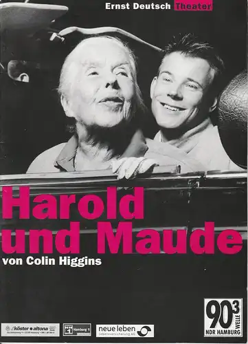 Ernst Deutsch Theater, Isabella Vertes-Schütter, Wolfgang Borchert. Jürgen Apel, Sarah Honisch: Programmheft Harold und Maude von Colin Higgins. Premiere 7. Oktober 1999 Spielzeit 1999 / 2000. 