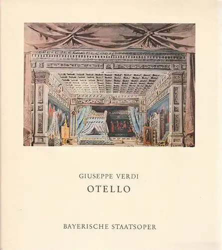 Bayerische Staatsoper, Wolfgang Sawallisch, Klaus Schultz, Krista Thiele: Programmheft OTELLO von Giuseppe Verdi. Premiere 31. Oktober 1977 Nationaltheater München. 