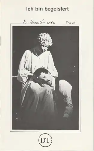 Deutsches Theater in Göttingen, Günther Fleckenstein, Norbert Baensch: Programmheft Noel Coward: ICH BIN BEGEISTERT Spielzeit 1980 / 81 Heft 488. 