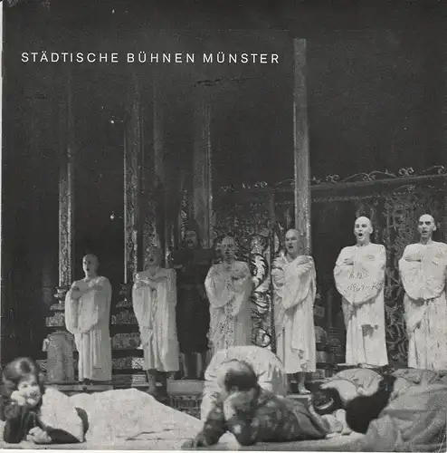 Städtische Bühnen Münster, Horst Gnekow: Städtische Bühnen Münster  Spielzeit 1969 / 70 Information 13. 
