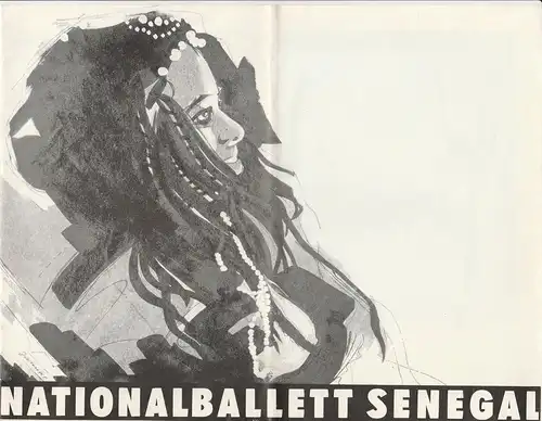 Künstler-Agentur der Deutschen Demokratischen Republik, Gerhard Jahnke: Programmheft Nationalballett Senegal. Gastspiel in der DDR vom 12. bis 29. Oktober 1975. 