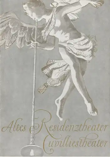 Bayerisches Staatsschauspiel, Helmut Henrichs, Walter Haug: Programmheft DER MISANTHROP. Schauspiel von Moliere. Premiere 30. November 1959 Altes Residenztheater Cuvilliestheater Spielzeit 1959 / 60 Heft 2. 