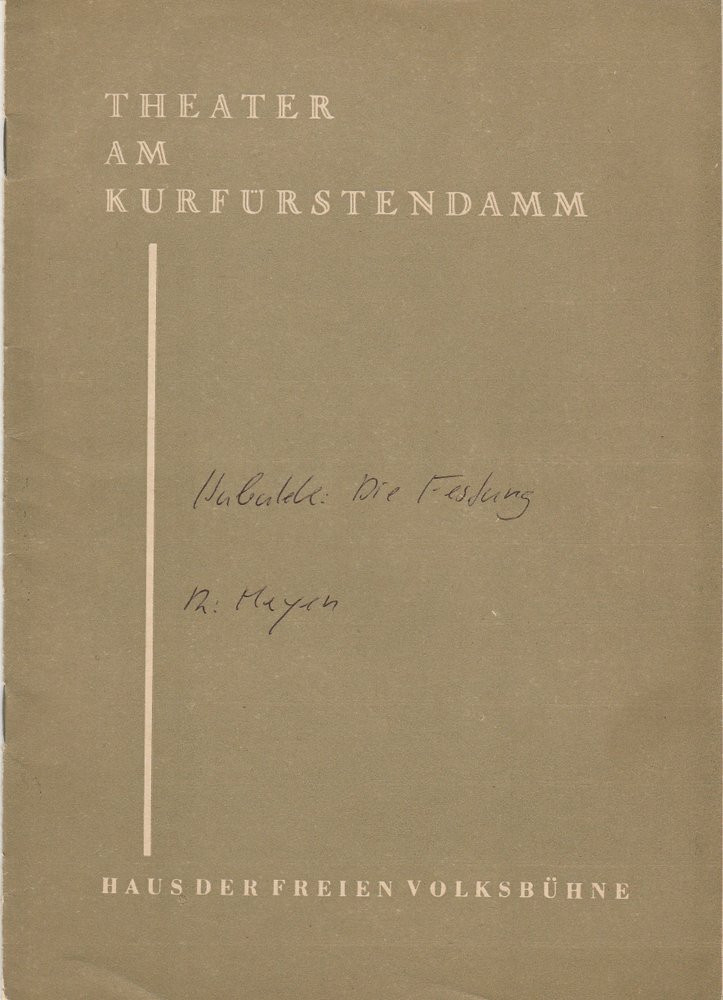Theater am Kurfürstendamm, Siegfried Nestriepke, Leonard Steckel
