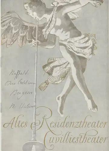 Bayerisches Staatsschauspiel, Helmut Henrichs, Dieter Hackemann: Programmheft DAS GOLD VON BAYERN. Komödie von Reinhard Rassalt. Uraufführung 16. Oktober 1966 Altes Residenztheater Cuvillies-Theater Spielzeit 1966 / 67. 