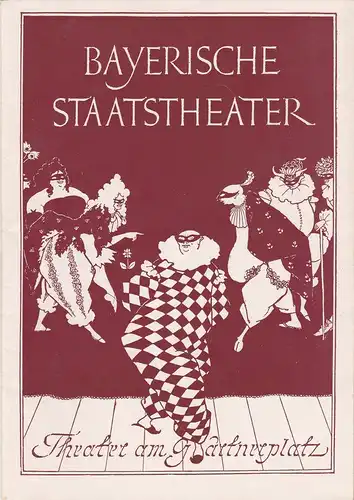 Bayerische Staatstheater, Theater am Gärtnerplatz, Rudolf Hartmann, Walter Boß, Horst Gießner ( Szenenfotos ): Programmheft RÜCKBLICK UND VORSCHAU Spielzeit 1952 / 53 Heft 11 / 12. 