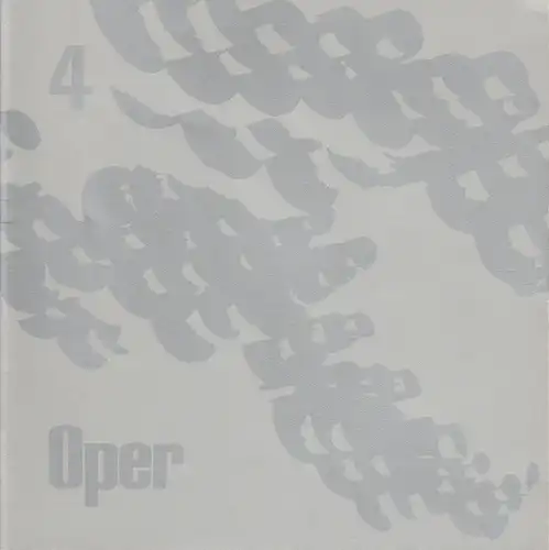 Frankfurter Oper, Christoph von Dohnanyi, Klaus Schultz, Lieselotte Ferstl: MUSIKVERSTÄNDNIS UND INTERPRETATION II Frankfurter Opernhefte 15. Februar 1977 Spielzeit 1976 / 77 Nr. 4 5. Jahrgang. 