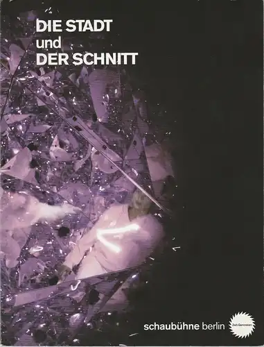 Schaubühne am Lehniner Platz, Heinrich Kreyenberg: Programmheft Martin Crimp / Mark Ravenhill DIE STADT und DER SCHNITT Premiere 21. März 2008 Spielzeit 2007 / 2008. 